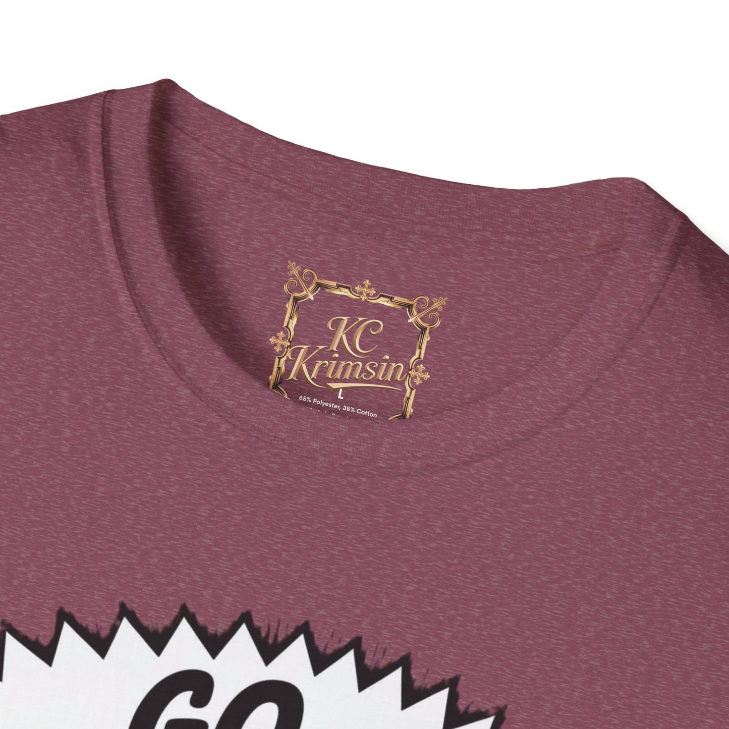 GO DESTRUCT YOURSELF robot tee, Unisex Softstyle T-Shirt