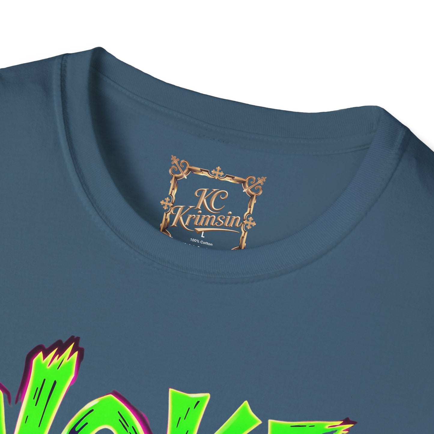 WOKE FATIGUE tee, Unisex Softstyle T-Shirt