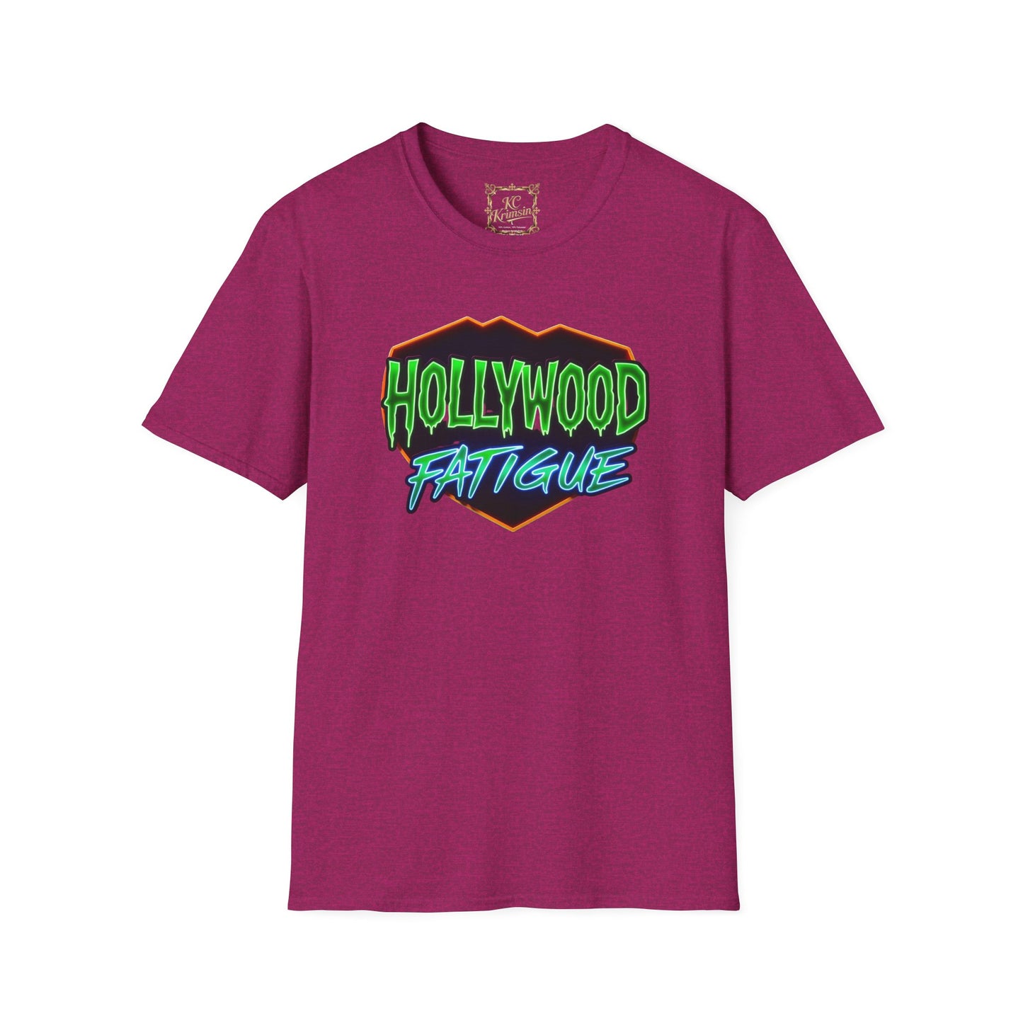 Hollywood Fatigue (tired of celebrities) tee, Unisex Softstyle T-Shirt