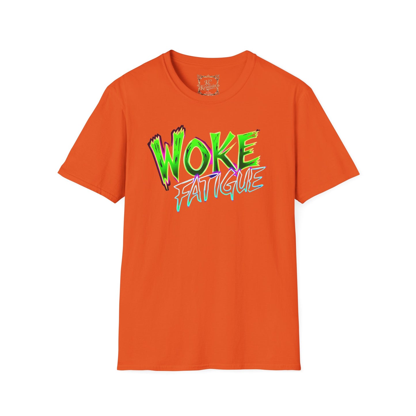 WOKE FATIGUE tee, Unisex Softstyle T-Shirt