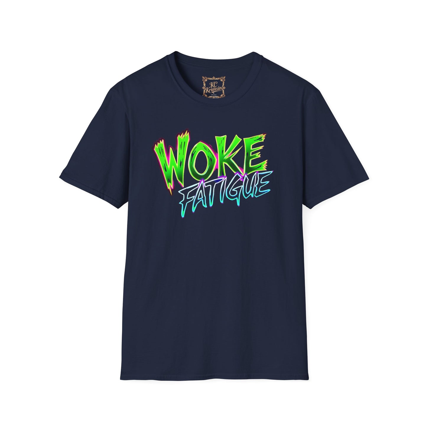 WOKE FATIGUE tee, Unisex Softstyle T-Shirt