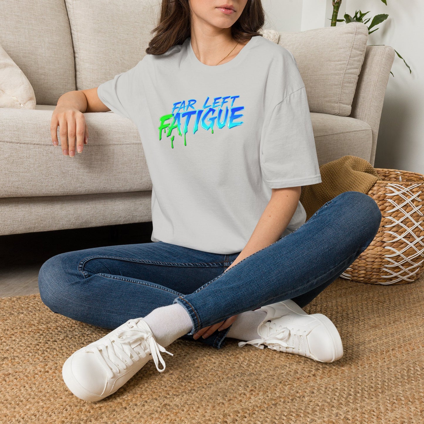 Far Left Fatigue  tee, Unisex Softstyle T-Shirt