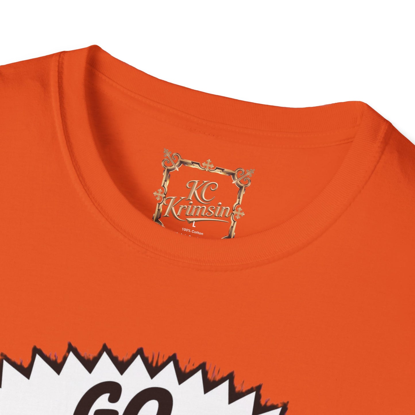 GO DESTRUCT YOURSELF robot tee, Unisex Softstyle T-Shirt