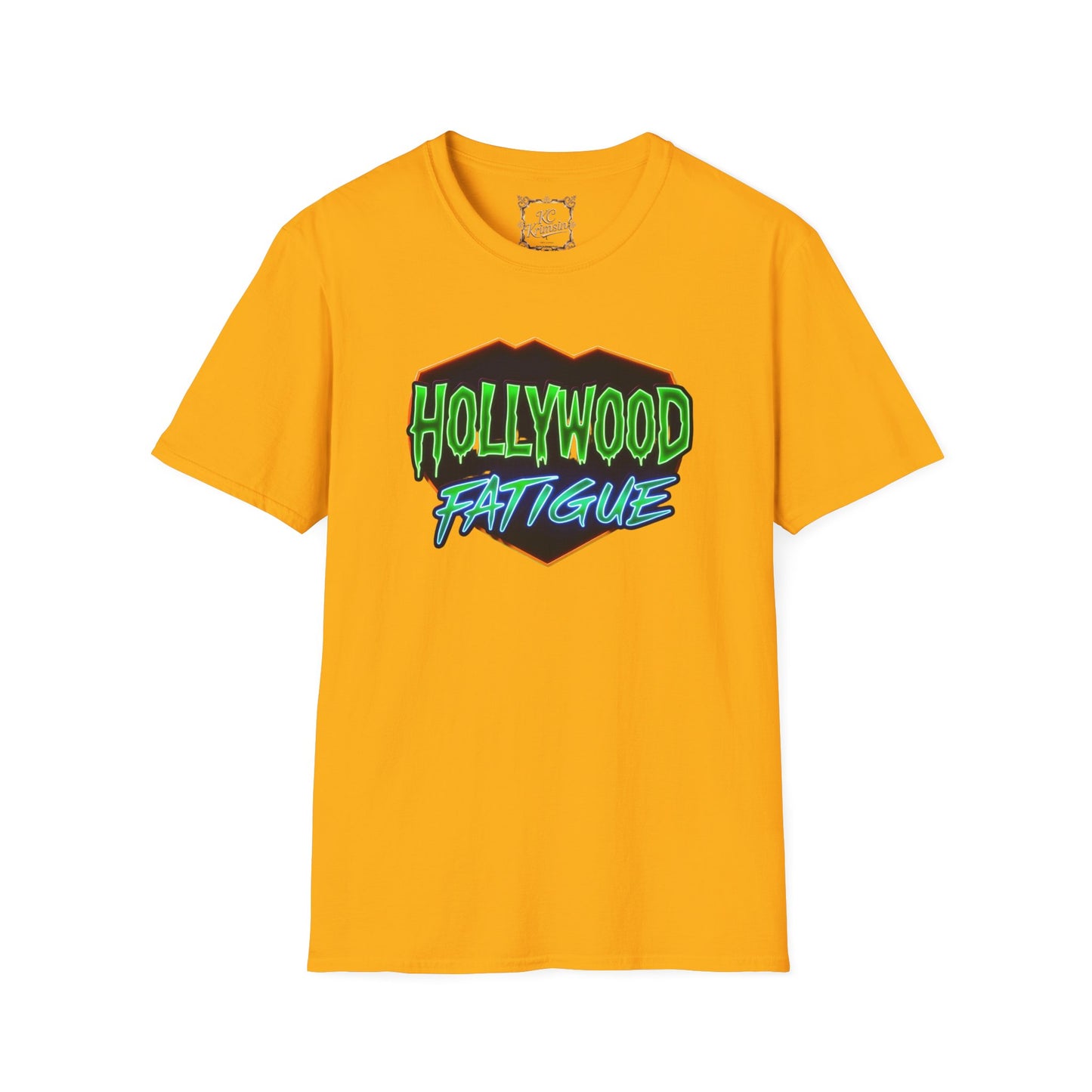 Hollywood Fatigue (tired of celebrities) tee, Unisex Softstyle T-Shirt