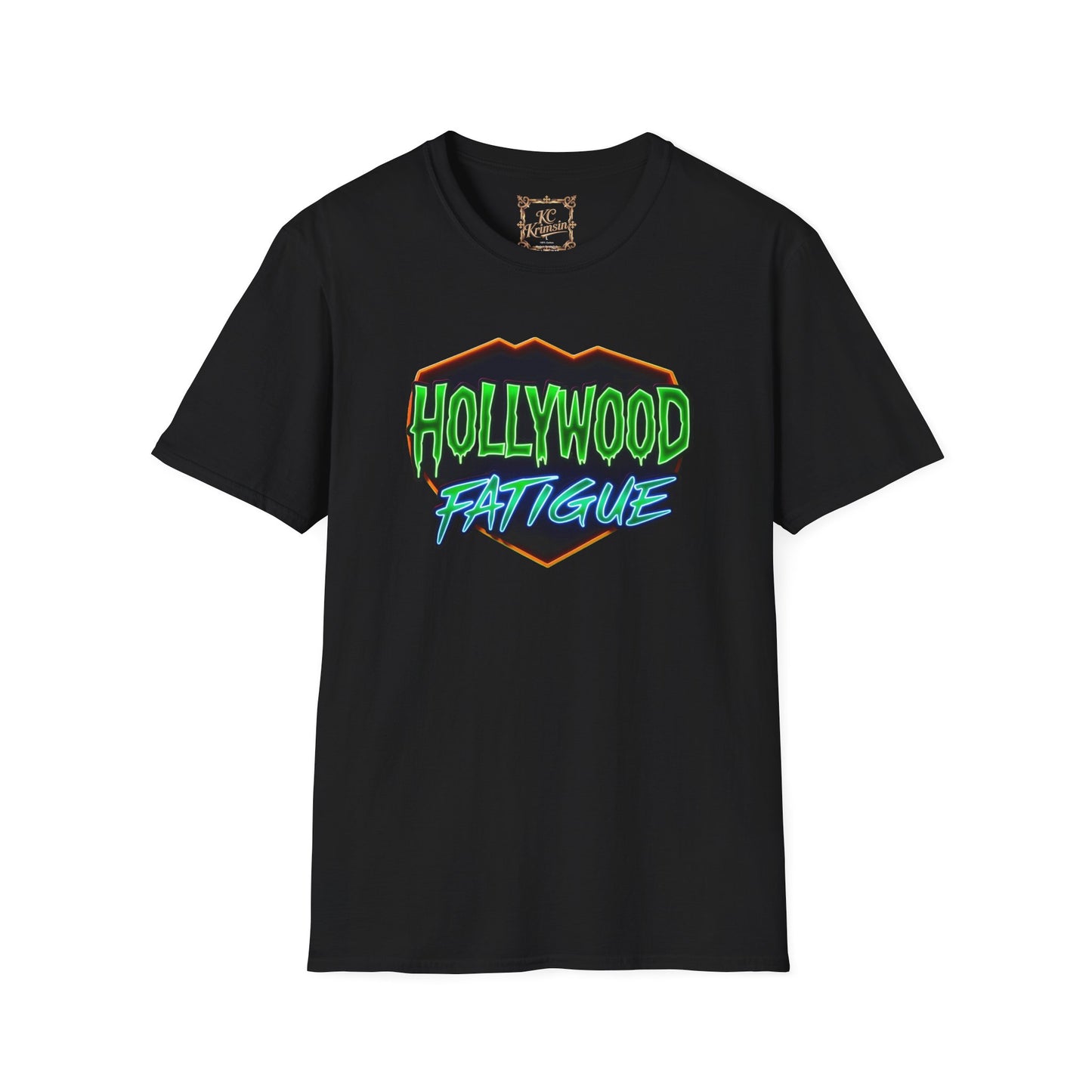 Hollywood Fatigue (tired of celebrities) tee, Unisex Softstyle T-Shirt