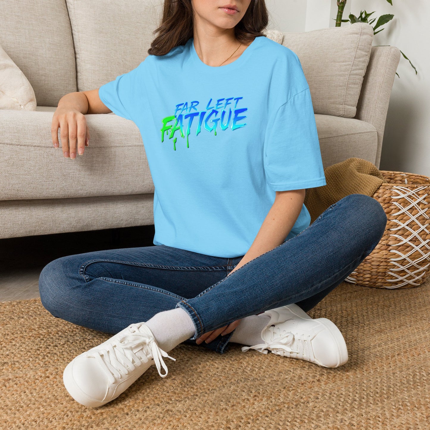 Far Left Fatigue  tee, Unisex Softstyle T-Shirt