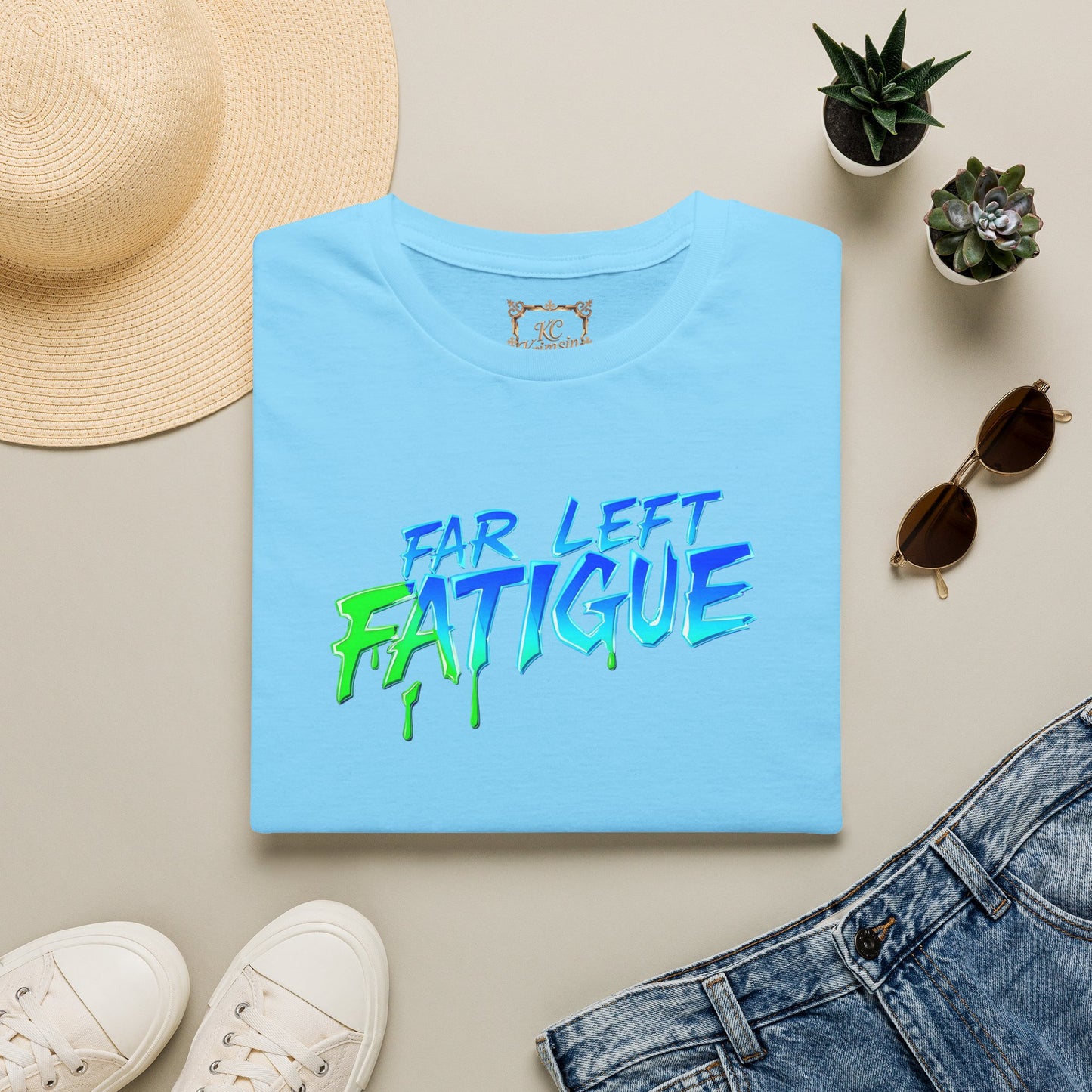 Far Left Fatigue  tee, Unisex Softstyle T-Shirt