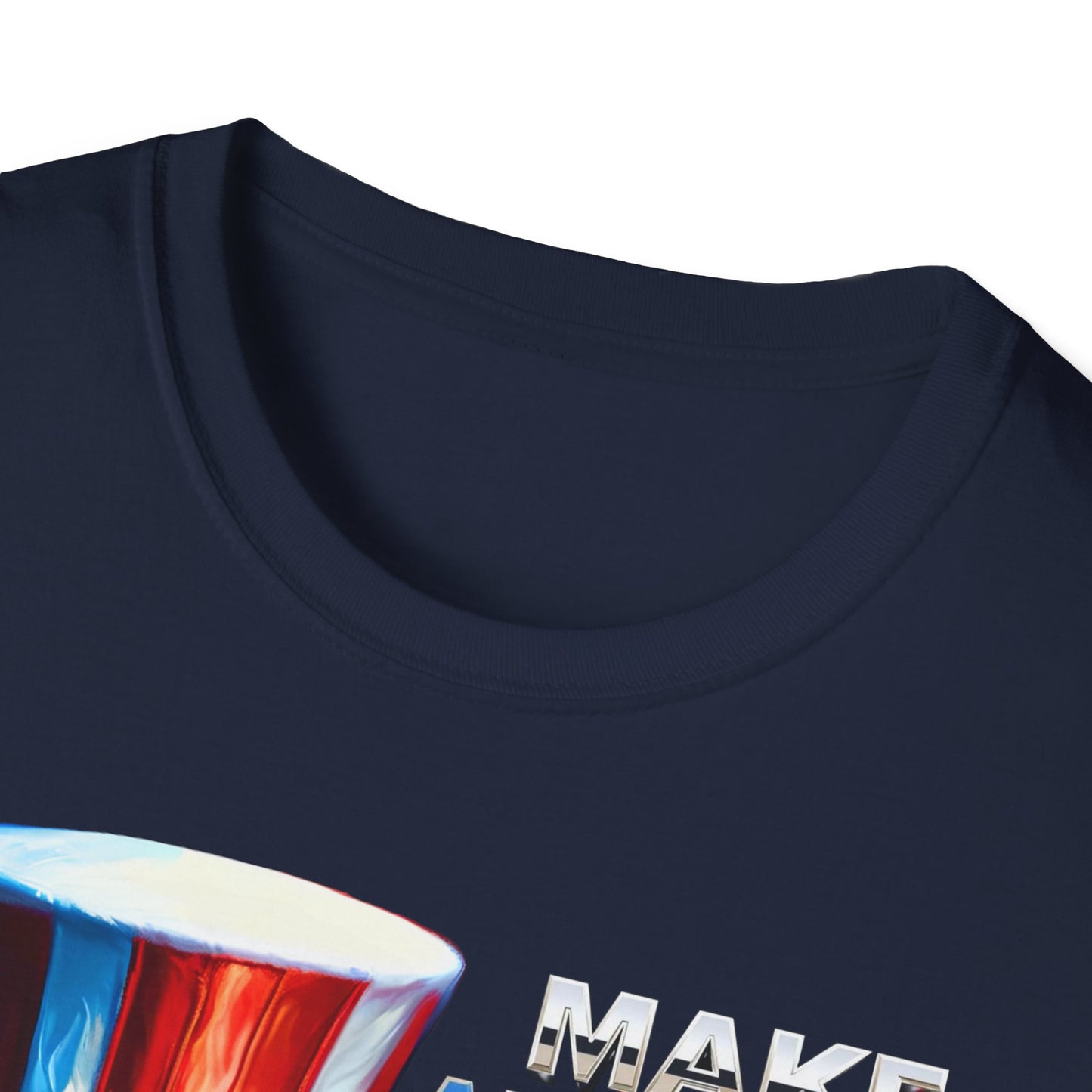 Graphic Tee Make America BADASS Again Uncle Sam Skull