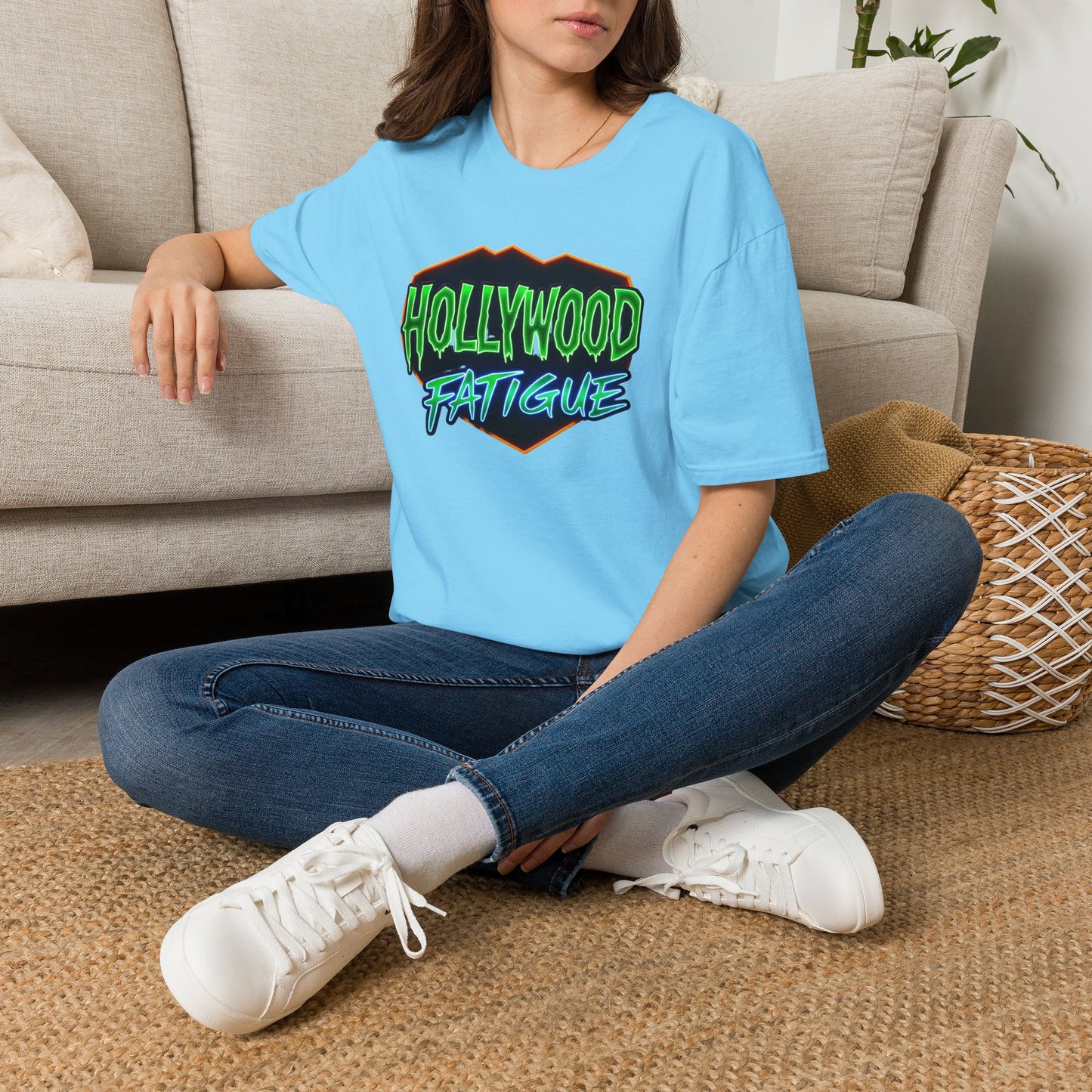 Hollywood Fatigue (tired of celebrities) tee, Unisex Softstyle T-Shirt