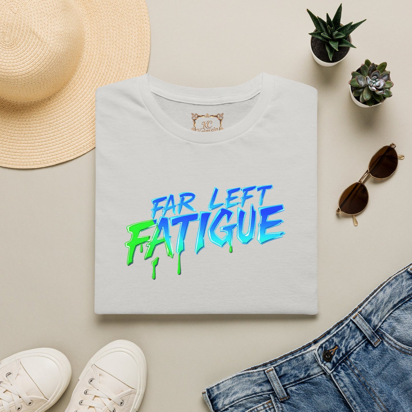 Far Left Fatigue  tee, Unisex Softstyle T-Shirt
