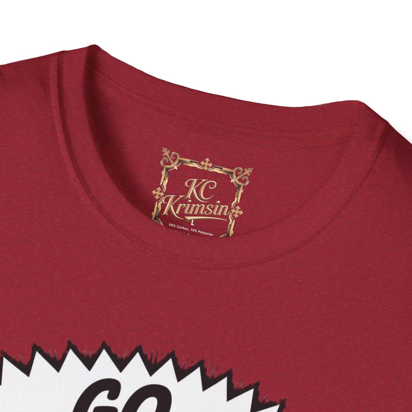 GO DESTRUCT YOURSELF robot tee, Unisex Softstyle T-Shirt