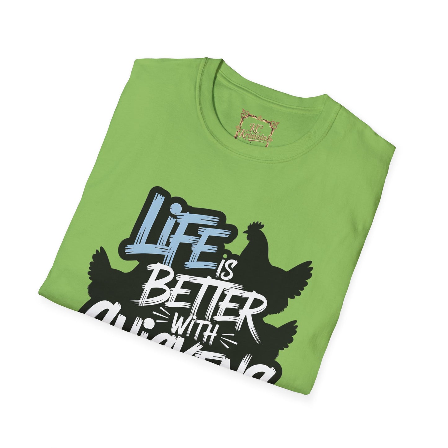 Stay Paws-itive, happy dog tee, Unisex Softstyle T-Shirt