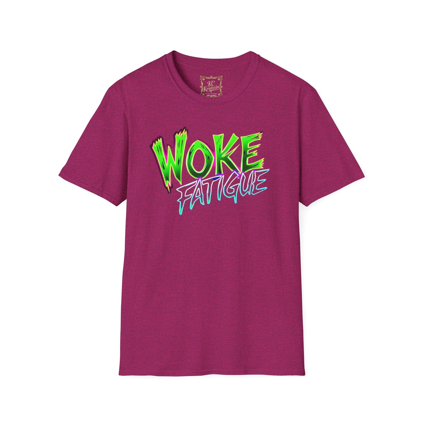 WOKE FATIGUE tee, Unisex Softstyle T-Shirt